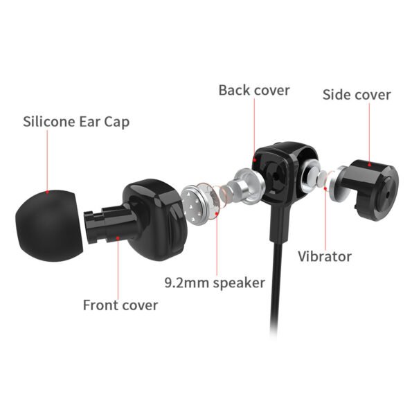 Cosmic Byte Cosmos Carbon in-Ear Vibration Earphone with Mic (Black)