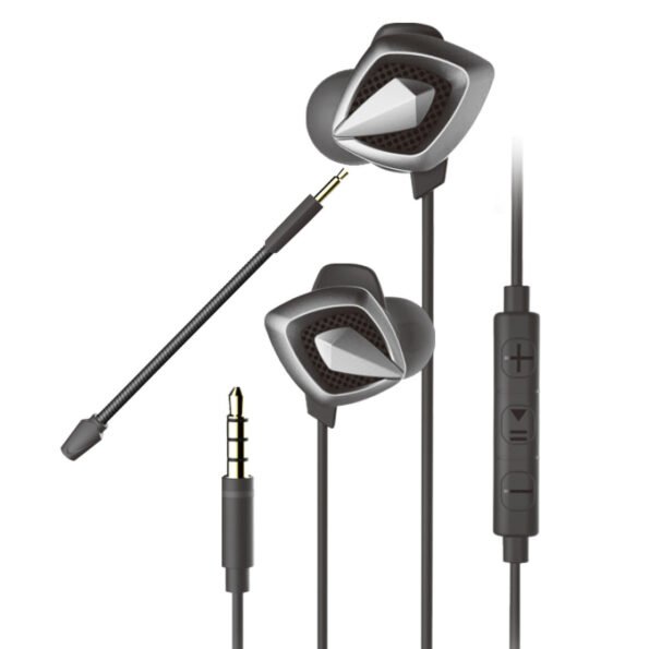 COSMIC BYTE COSMOS GRAPHITE IN-EAR GAMING EARPHONE WITH REMOVABLE MIC