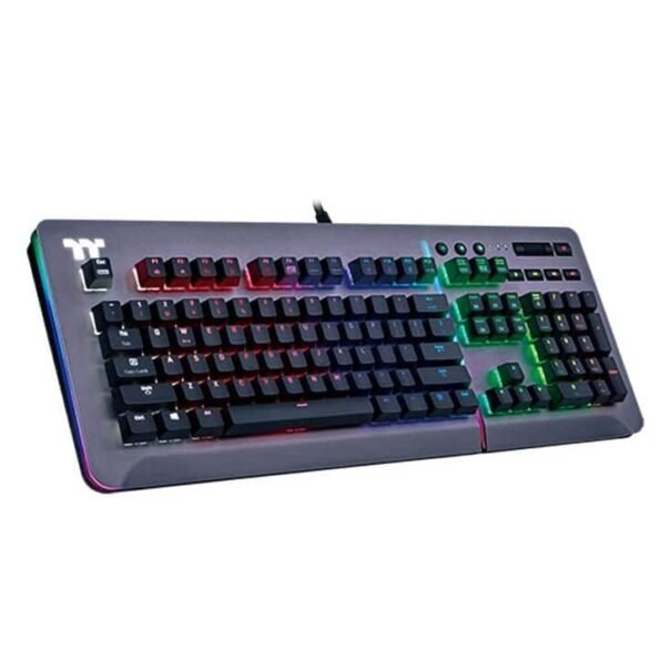 Thermaltake Level 20 RGB Titanium Gaming Keyboard Cherry MX Blue