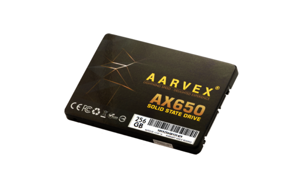 AARVEX AX650 256GB 2.5 SATA III SSD 6GB/S