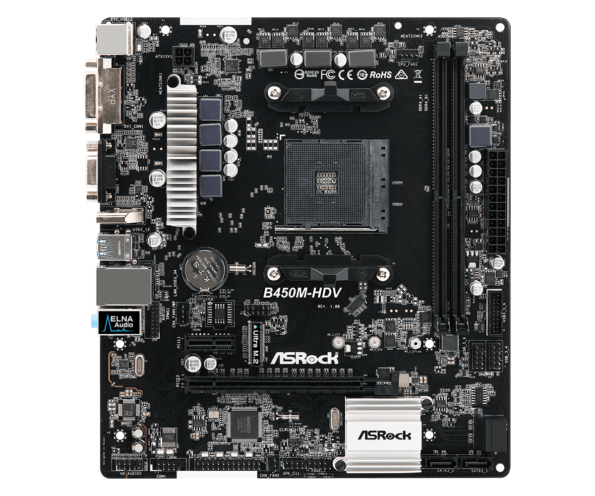 ASROCK B450M-HDV Motherboard