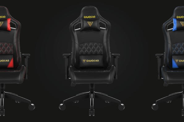 Different from the common computer chair, APHRODITE EF1-L has an exquisitely tailored look. This gaming chair remasters the cockpit from the sports car and APHRODITE series has become one of the prominent sculptural creations from GAMDIAS.