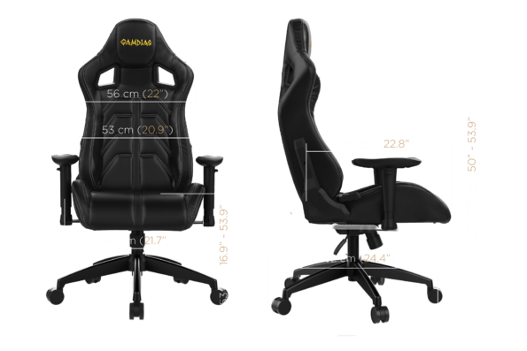 Ready to satisfy your comfort zone, APHRODITE MF1 L arm rests allow you to adjust them up/down and left/right.