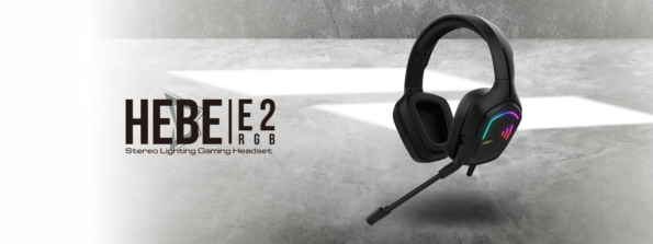 HEBE E2 RGB gaming headset comes with a 40mm driver unit, fold and omni-directional microphone and oversize earcup design, our enclosed earcup design blocks out any and all background noise so you only hear what you need to win. HEBE E2 RGB gaming headsets offers you an astounding and exceptional audio delivery for all your gaming sessions!