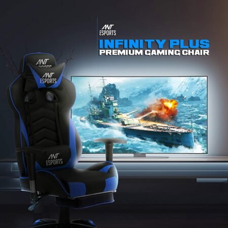 ANT ESPORTS INFINITY PLUS BLUE BLACK GAMING CHAIR