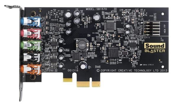 Creative Sound Blaster Audigy FX 5.1 PCIe Sound Card with 600 ohm Headphone Amp