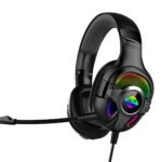 Cosmic Byte Oberon 7.1 RGB Gaming Headset with Dual Input- USB and 3.5mm Jack, Detachable Microphone, 90° Rotatable Earcups (Black)