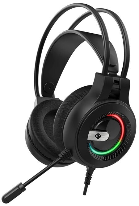 Cosmic Byte Titania RGB Gaming headset (Double pin) with Flexible mic.