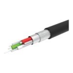 Type C to USB-A Cable 120cm PVC – Black-min