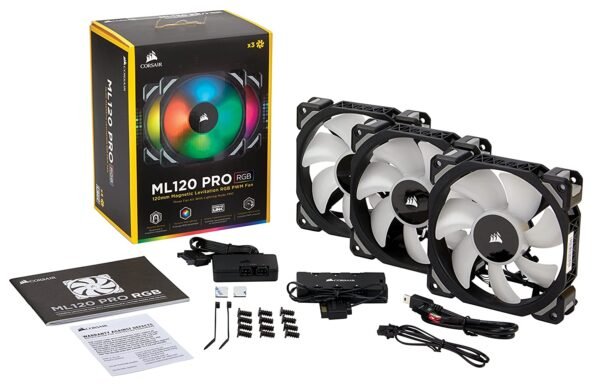 CHASIS AIR FAN ML120 PRO RGB WITH CONTROLLER