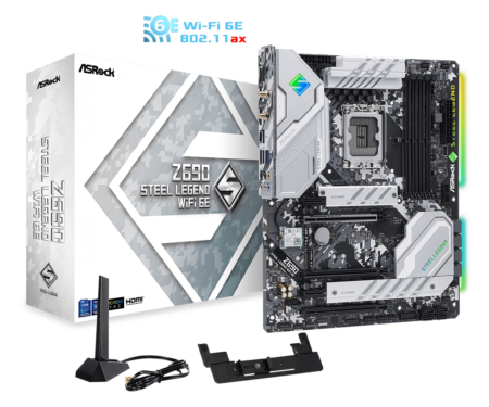 ASRock Z690 Steel Legend WiFi 6E MOTHERBOARD