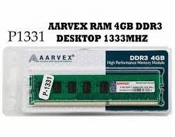 AARVEX DDR3 4GB 1333mhz DESKTOP RAM
