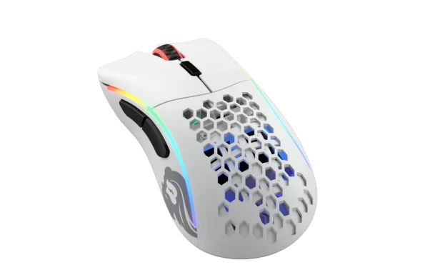 Glorious Model D Wireless Matte White Mouse