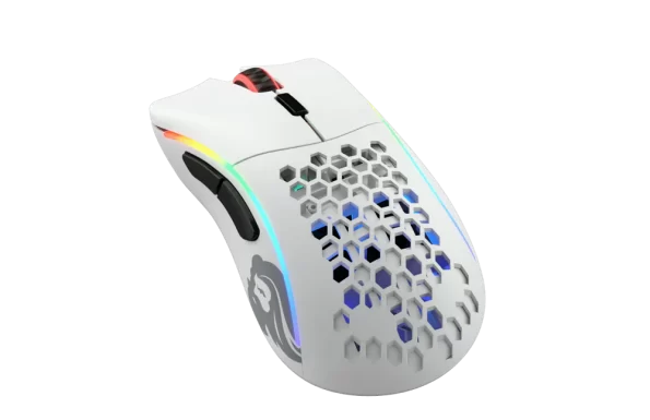 Glorious Model D Minus Wireless Matte White Mouse
