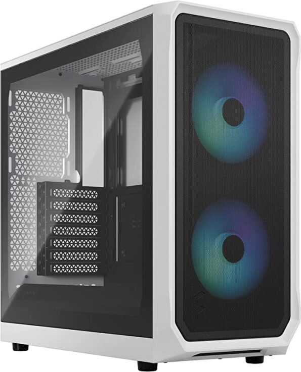 Fractal Design Focus 2 RGB White TG Clear Tint