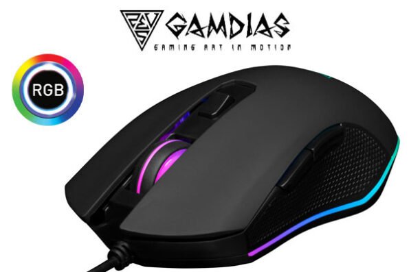 GAMDIAS AURA GS 2 (RGB,6keys,resolution 1200,DPI 3600)