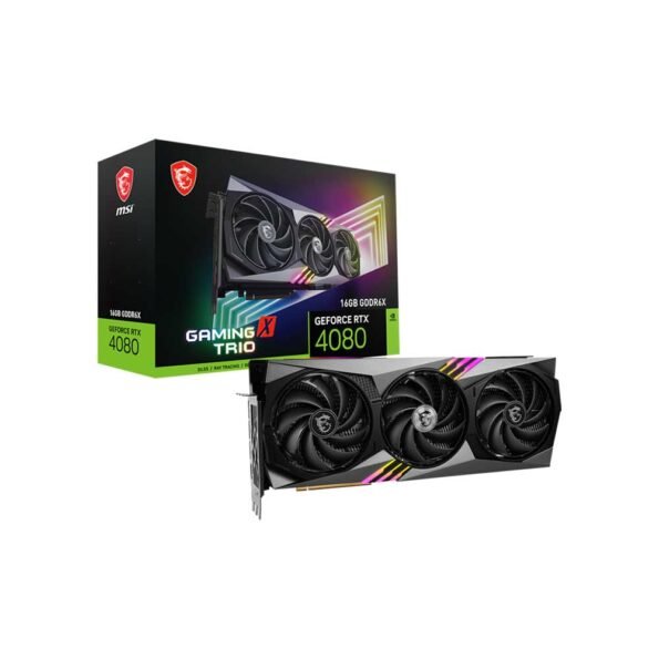 MSI GeForce RTX 4080 16GB GAMING X TRIO GRAPHICS CARD