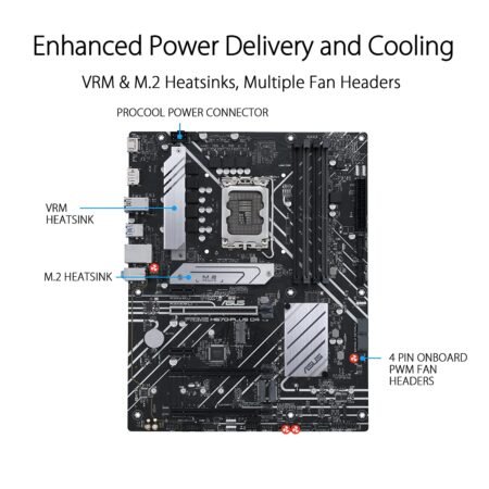 ASUS PRIME H670 PLUS D4 MOTHERBOARD