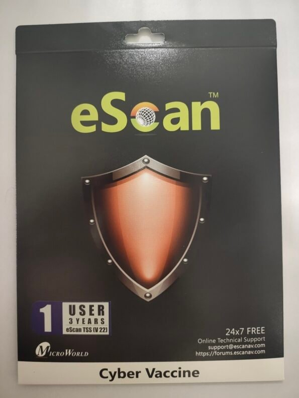 ESCAN TOTAL SECURITY SUITE (Cyber Vaccine Edition) 1USER 3YEARS