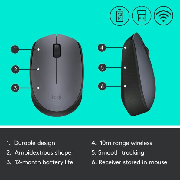 LOGITECH M170 WIRELESS MOUSE