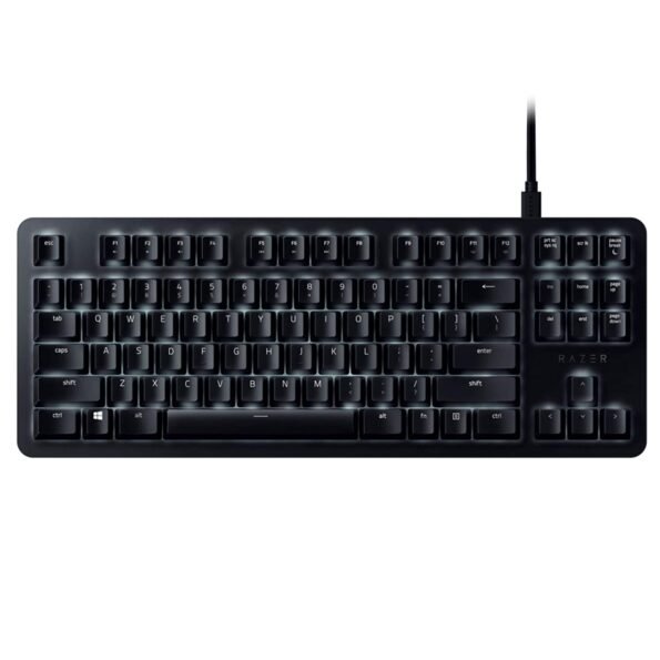 RAZAR BLACK WIDOW LITE SILENT MECHANICAL GAMING KEYBOARD US LAYOUT FRML (Orange Switch)