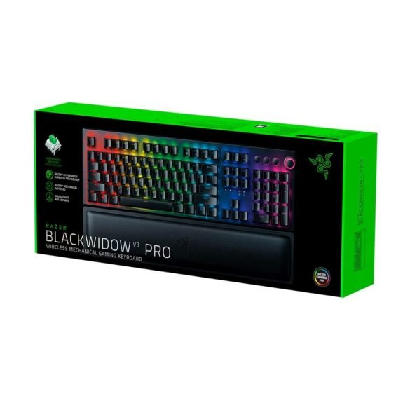 Razer BlackWidow V3 Pro Wireless Mechanical Gaming Keyboard (Green Switch) US Layout