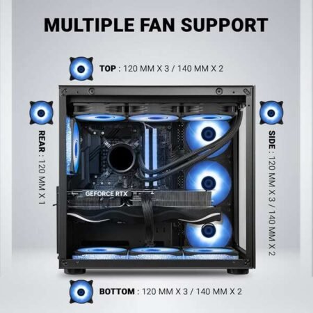 Ant Esports Chassis Crystal -Black