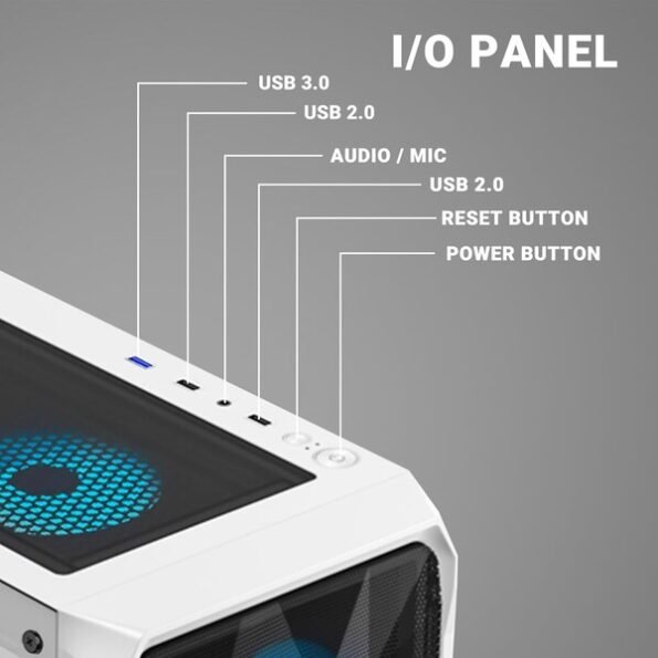 Ant Esports Chassis ICE-112 White