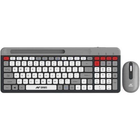 ANT ESPORTS WKM22 WIRELESS KEYBOARD AND MOUSE COMBO (GREY)