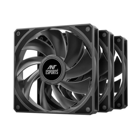 Ant Esports DARKFLOW 120mm 3-in-1 Case Fan Kit (Black)