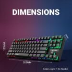 Ant Esports MK1000 Gaming Keyboard Mechanical Multicolor LED Backlit Wired -Black 5(1)