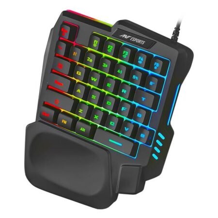 Ant Esports MK1001 One Handed RGB Gaming Keyboard Black