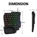 Ant Esports MK1001 One Handed RGB Gaming Keyboard Black 1(1)