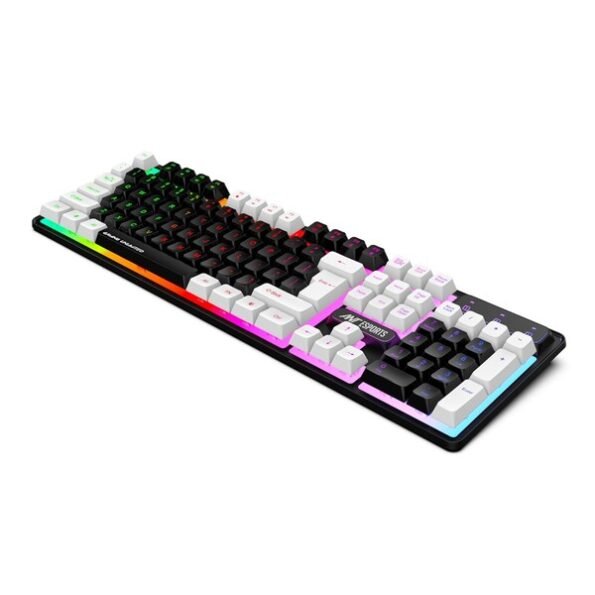 Ant Esports MK1450 RGB Membrane Wired Blacklit Gaming Keyboard - Black