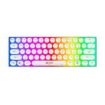 Ant Esports MK1500 BT Retro&Wireless RGB Membrane Gaming Keyboard -White