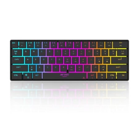 Ant Esports MK1500 BT & Wireless RGB Membrane Gaming Keyboard  - Black