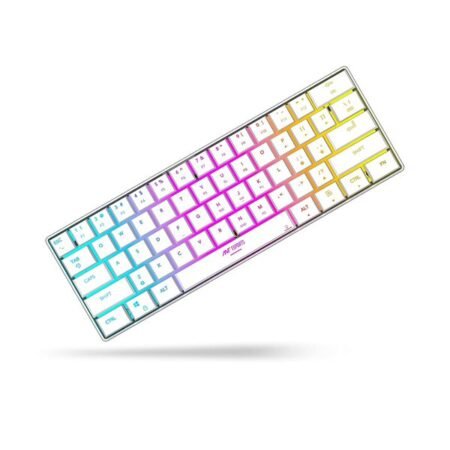 Ant Esports MK1500 BT&Wireless RGB Membrane Gaming Keyboard -White