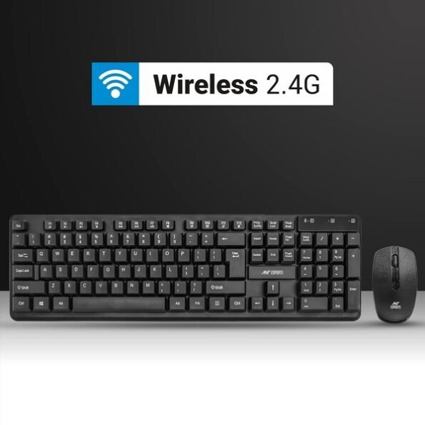 Ant Esports MKWM2023 Wireless Keyboard & Mouse Combo ( Black )