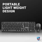 Ant Esports MKWM2023 Wireless Keyboard & Mouse Combo ( Black )