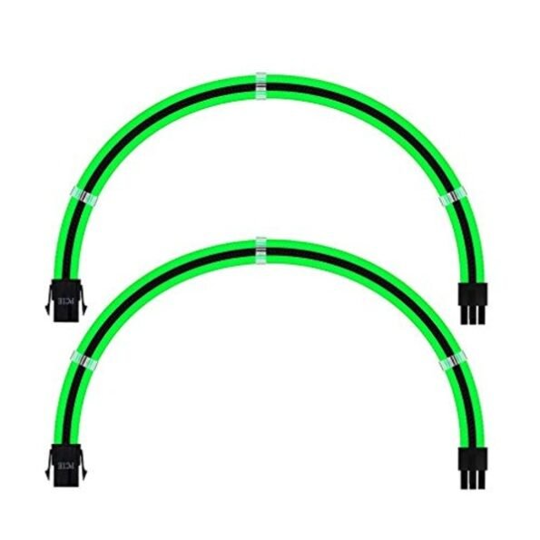 Ant Esports MOD Extension Cable Set 30 cm Black & Green.