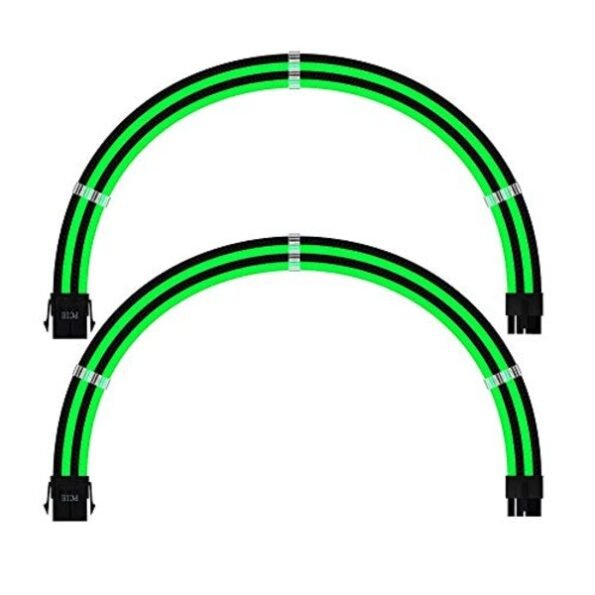 Ant Esports MOD Extension Cable Set 30 cm Black & Green.