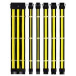 Ant Esports MOD Extension Cable Set 30 cm Black & Yellow.