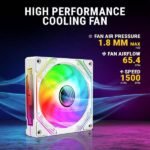 Ant Esports SCIFLOW KIT 120mm 3-in-1 Case Fan Kit ARGB (White) 1(1)