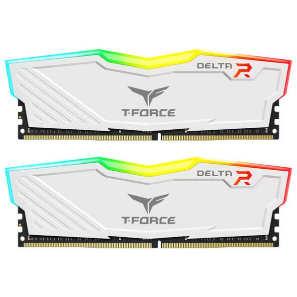 T-Force DDR4 Delta RGB Kits White 3200MHz 16GB x 2