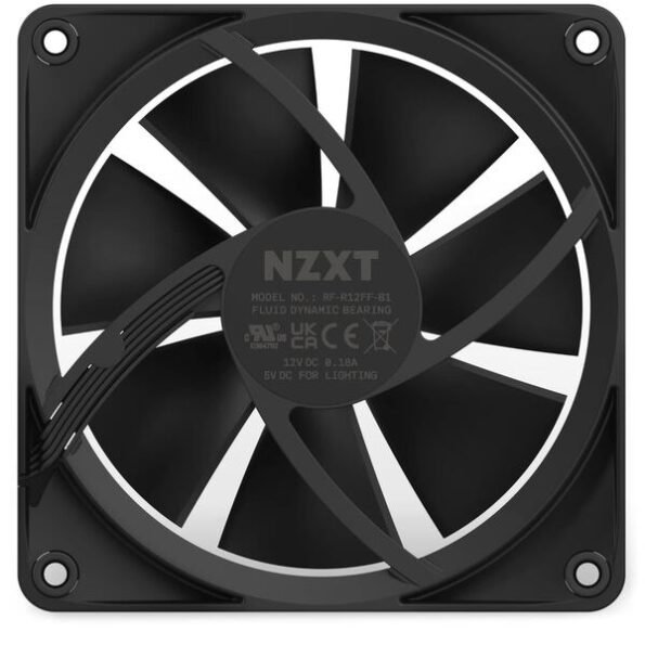 NZXT F120RGB - 120mm RGB Fans Black