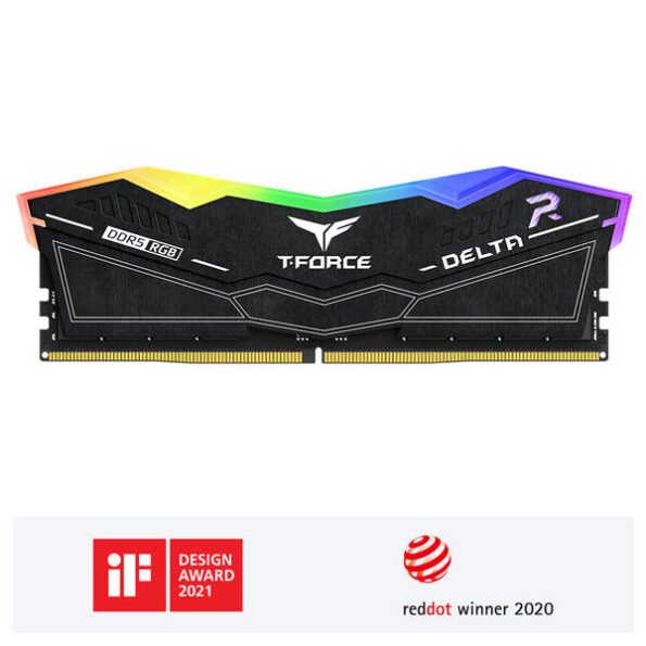 T-Force DDR5 Delta RGB Single Black 5200MHz 32GB RAM