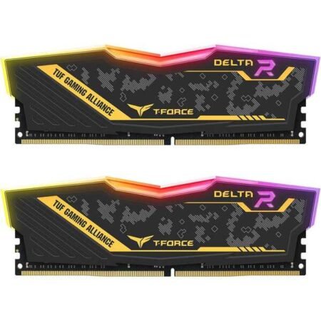 T-Force Delta Tuf RGB Black 3200MHZ 8GBx2