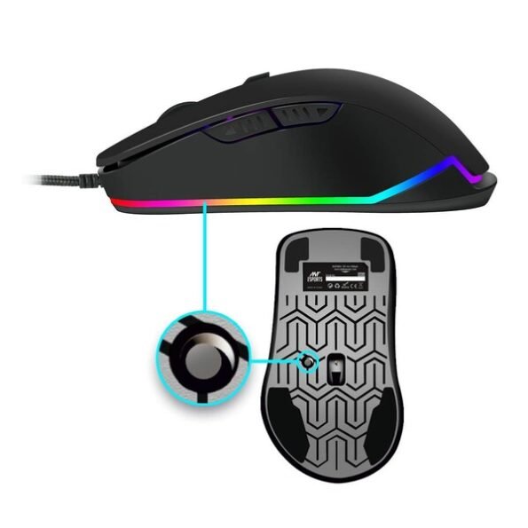 Ant Esports GM100 RGB Wired Optical Gaming Mouse.