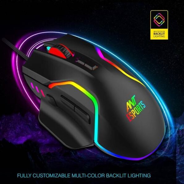 Ant Esports GM320 RGB Wired Optical Gaming Mouse.