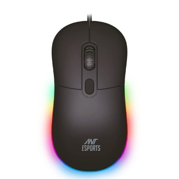 Ant Esports GM40 Optical RGB Wired Gaming Mouse - Black